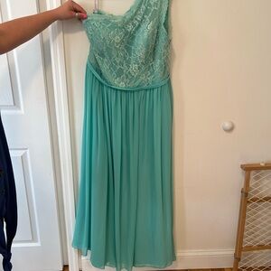 Lace, Tiffany, blue cocktail dress